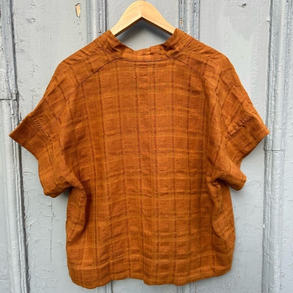 Banana Republic Laurel Linen-Cotton Top, M - Picture 3 of 9